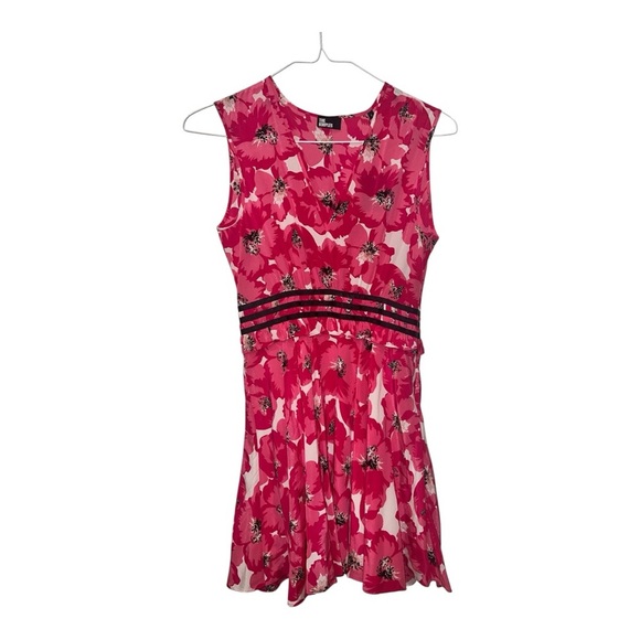 The Kooples Summer Party Silk Fit and Flare Dress Side Zipper Lined NWT size 4 - Picture 8 of 15